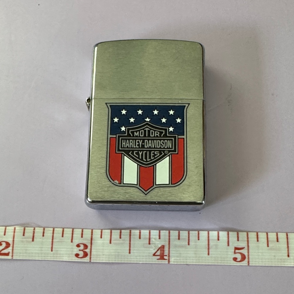 Harley-Davidson Silver Lighter with Shield Design